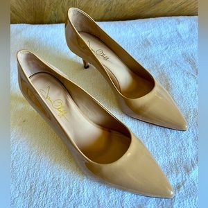 Joan Oloff Womens Deborah Leather Dress Heels size 8.5